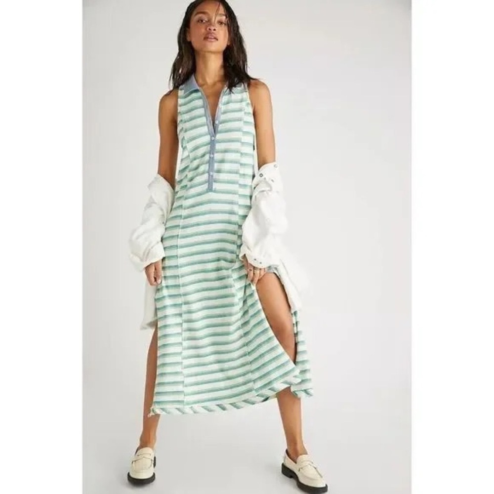 Free People Striped Maxi Dress